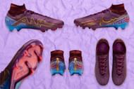 Take a closer look at the Mbappe's football shoes (Image via Sportskeeda)